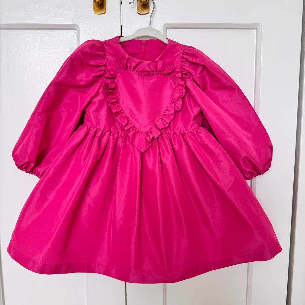 Stella McCartney Pink Ruffled Heart Dress
